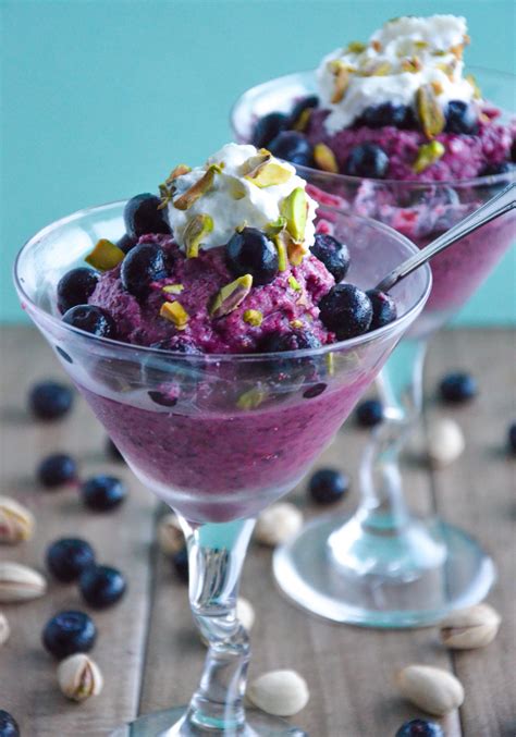 Blueberry Frozen Yogurt- Vegan | GF - Veggie World Recipes