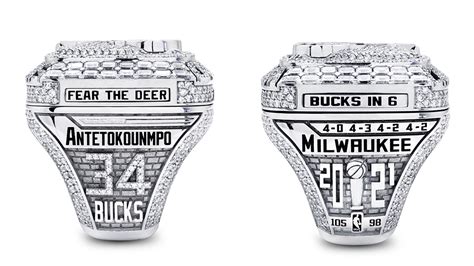 Milwaukee Bucks' Championship Ring Has a QR Code That Plays Highlights