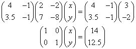 Solving Simultaneous Equations using Matrices (solutions, examples, videos)