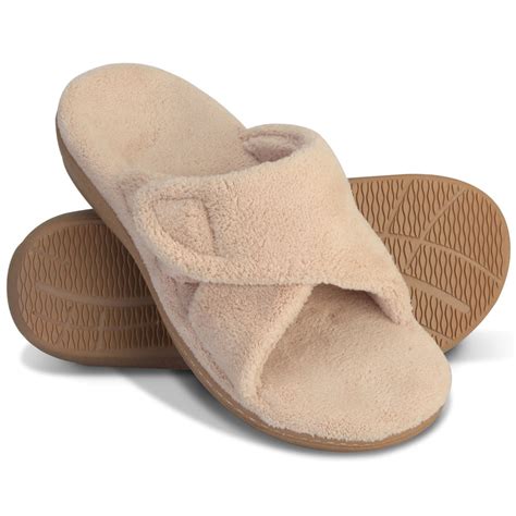 The Lady's Plantar Fasciitis Slipper Slides - Hammacher Schlemmer