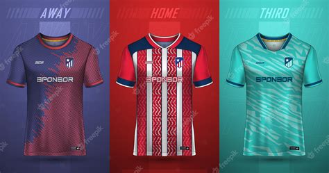 Premium Vector | Premium collection of soccer jerseys