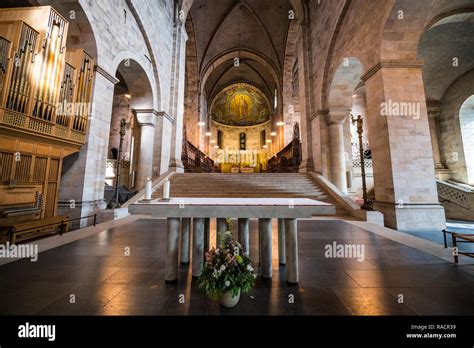 Interior of the Lund Cathedral, Lund, Sweden, Scandinavia, Europe Stock ...