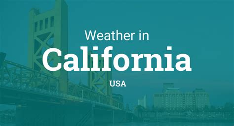 Weather in California, United States