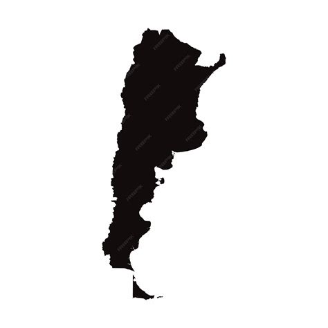 Argentina vector país mapa | Vector Premium