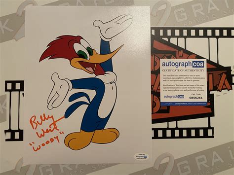 Billy West - Woody - Woody woodpecker - Voice Actor - 10x8 - ACOA - Woody's Memorabilia Ltd