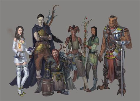 DnD group commission, Robert Hoang on ArtStation at https://www.artstation.com/artwork/RRmqv ...