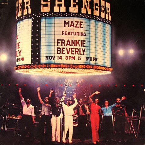 Maze Featuring Frankie Beverly – Live In New Orleans (1983, Gatefold ...