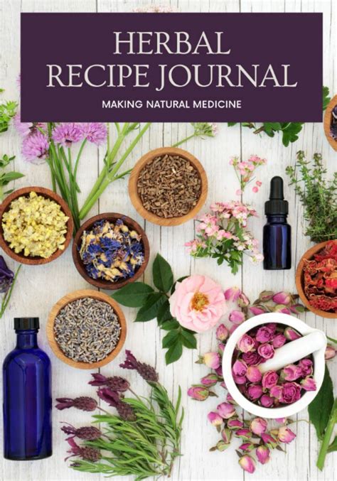 Herbal Recipe Journal: Making Medicine Natural! Record your recipes as an herbalist by Shawn ...