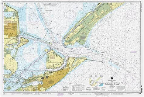 Galveston Bay Entrance 2001 - Old Map Nautical Chart AC Harbors 11324 - Texas - OLD MAPS