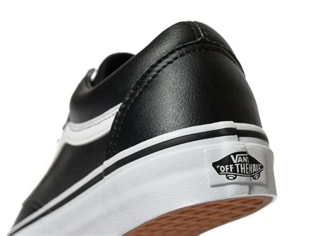 Vans Old Skool Leather in Black - Lyst