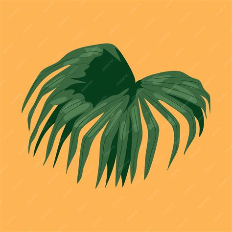 Premium Vector | Fan palm leaf vector illustration plant floral eps ...