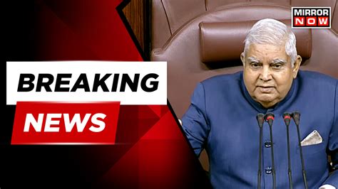 Breaking News | Jagdeep Dhankar Invites Floor Leaders Again To Break Parliament Logjam | Times Now