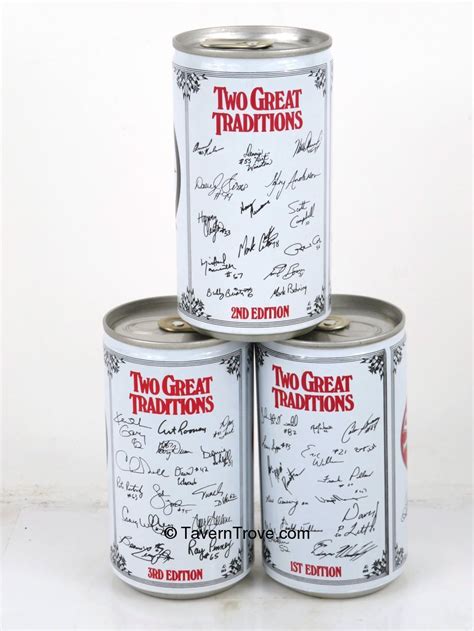 Item #96771 1980 Set of 3 Iron City Beer Pittsburgh Steelers Football "Traditions" Cans Tab Top Can