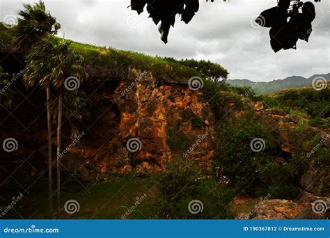 Entrance To the Makauwahi Cave, Kauai Hawaii USA Stock Photo - Image of ...