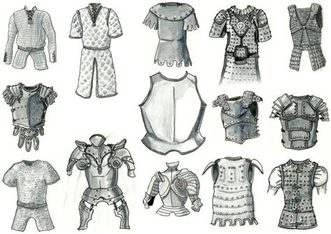 Medieval Fantasy Armor Drawing