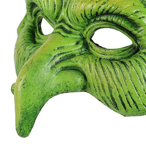 Vert sorcière masque démon horreur Halloween moitié masque | Etsy