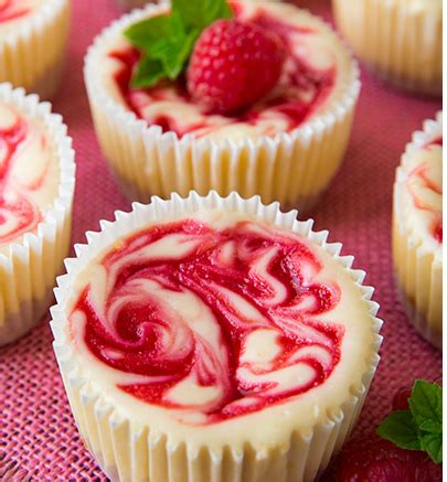 Amazing Raspberry Swirl Cheesecake Cupcakes