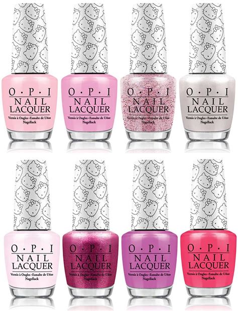 OPI Launches Hello Kitty Nail Polish, Color This Cute Hello Kitty - We ...