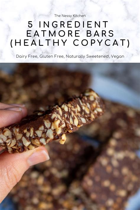 Eatmore Bars (Healthy Copycat) - The Nessy Kitchen | Recipe | Healthy ...