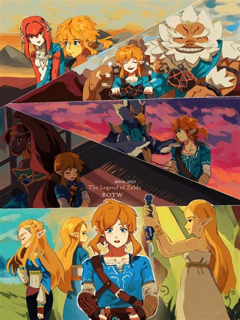 Legend of Zelda Breath of the Wild art > Memories > Link , Princess ...