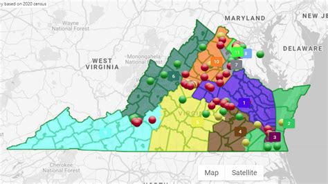 virginia house of delegates district map - Collen Villegas