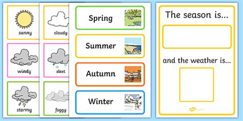 Weather and Season Calendar (teacher made)