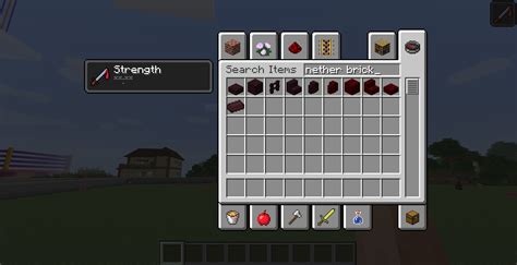 Each Nether Brick item has a Red nether Brick counterpart, except for a ...