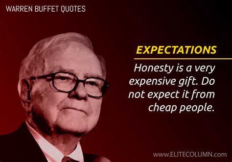 Warren Buffett On Expectations | EliteColumn