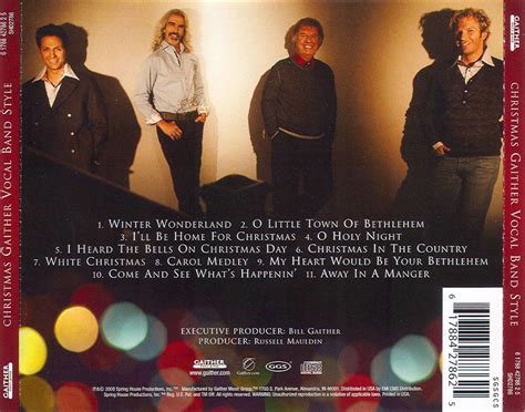 CARATULAS DE CD DE MUSICA: Gaither Vocal Band Christmas Gaither Vocal Band Style (2008)