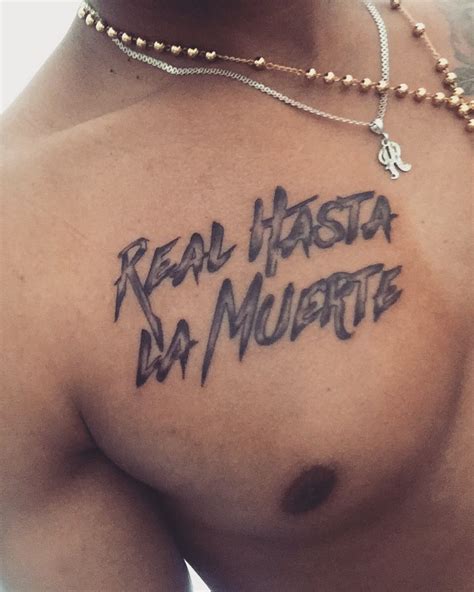 Real Hasta La Muerte | Tattoo fonts, Tattoo quotes, Cool tattoos for guys