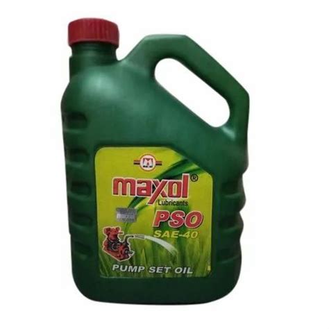 PSO SAE 40 Maxol Lubricants Pump Set Oil, Packaging Size: 5 L at Rs 350/bottle in Chandigarh