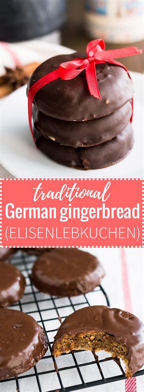 German Gingerbread (Lebkuchen) is a very popular sweet treat during Christmas time in Germany ...