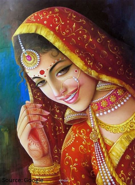 Newly Wed Indian Bride.. | Indian paintings, Indian artist, India painting