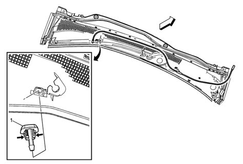 Chevrolet Equinox Service Manual - Windshield Washer Nozzle Replacement ...