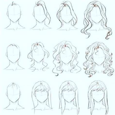 Girl Hair Drawing Ideas and References - Beautiful Dawn Designs