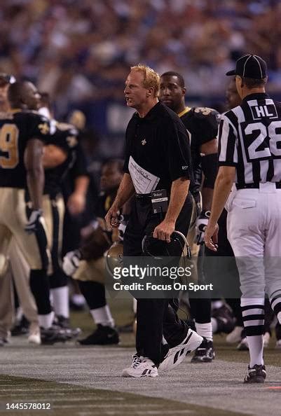 Head coach Jim Haslett of the New Orleans Saints reacts on the... News Photo - Getty Images