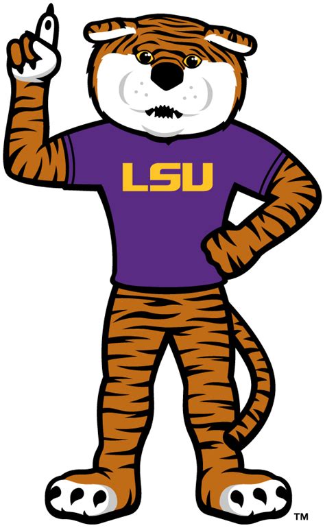 LSU Tigers Logo - Mascot Logo - NCAA Division I (i-m) (NCAA i-m ...