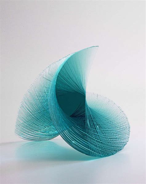 Artist Niyoko Ikuta Uses Layers of Laminated Sheet Glass to Create Spiraling Geometric ...