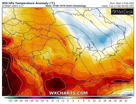 A fast-moving strong cold front delivers much colder weather and locally snow across central ...