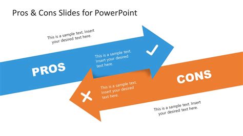 Pros Cons 82 Powerpoint Template Slideuplift - Riset