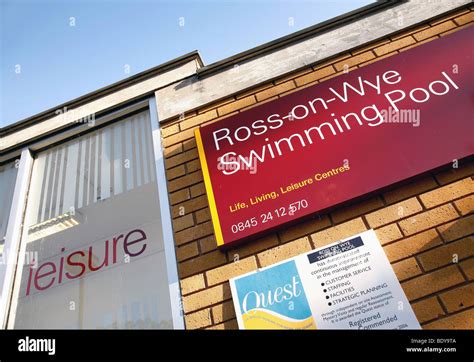 Swimming Pool, Ross on Wye Stock Photo - Alamy