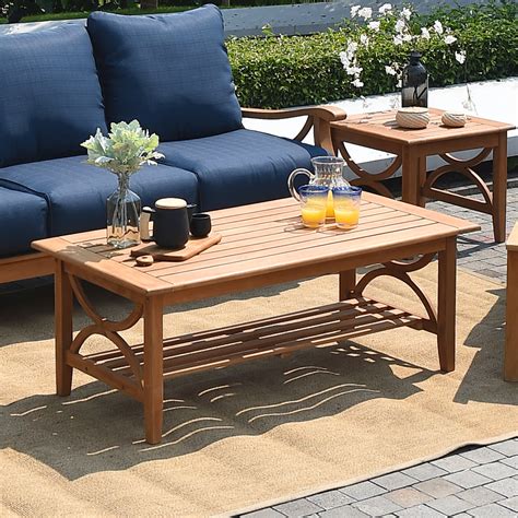 Abbington Solid Teakwood Outdoor Coffee Table | Patio Furniture ...