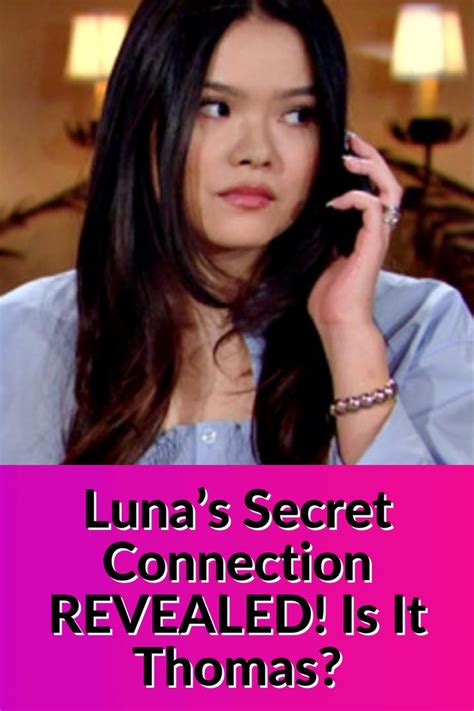 The Bold And The Beautiful: Luna’s Secret Connection REVEALED! Is It Thomas? | Bold and the ...