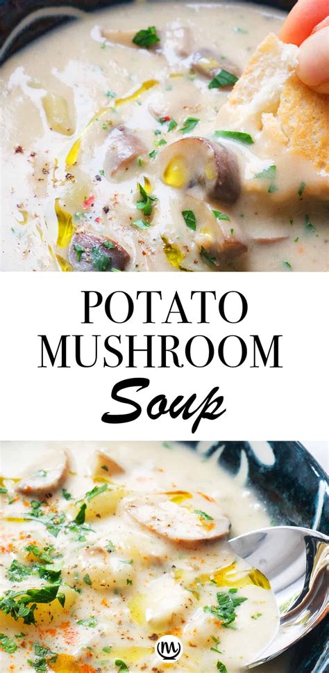 Potato Mushroom Soup - The clever meal