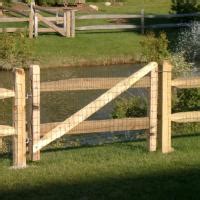 Hoover Fence Wood Split Rail Gates Western Red Cedar W/ Steel Frames | lupon.gov.ph