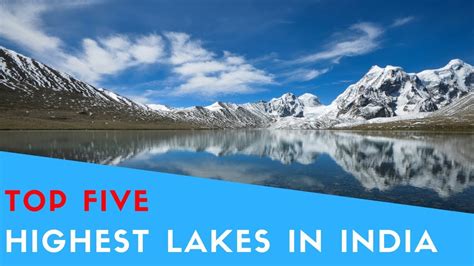 Top 5 High Altitude Lakes in India - YouTube