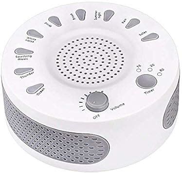 Amazon.com: White Noise Machine, Portable Sleep Sound Therapy Machine ...