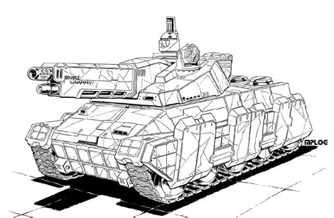 Schildkrote Line Tank, 50t Combat Vehicle | Army vehicles, Sci fi tank, Military artwork