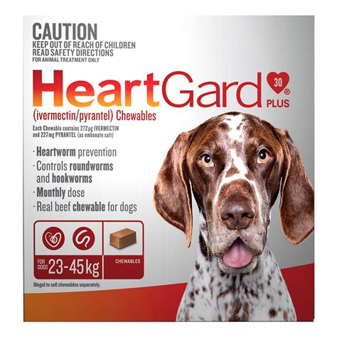 Heartgard Plus Chewables for Dogs: Buy Heartgard heartworm treatment