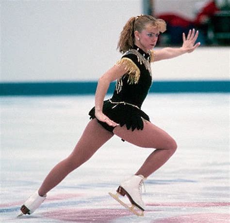 Tonya Harding performing her technical program during the XVll Winter ...